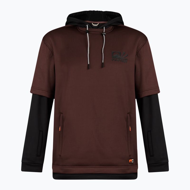Snowboard-Sweatshirt für Herren Protest PRTWodson Riding pecanred 6