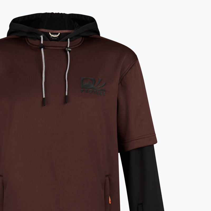 Snowboard-Sweatshirt für Herren Protest PRTWodson Riding pecanred 8