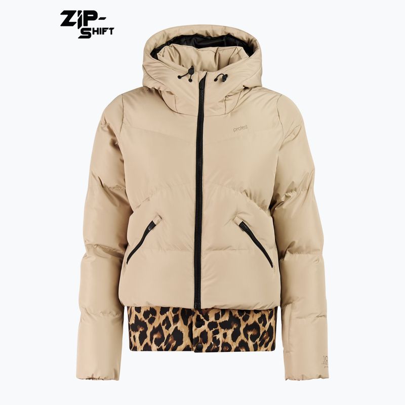 Damen Snowboardjacke Protest PRTPreppydos Zipshift bamboobeige 7
