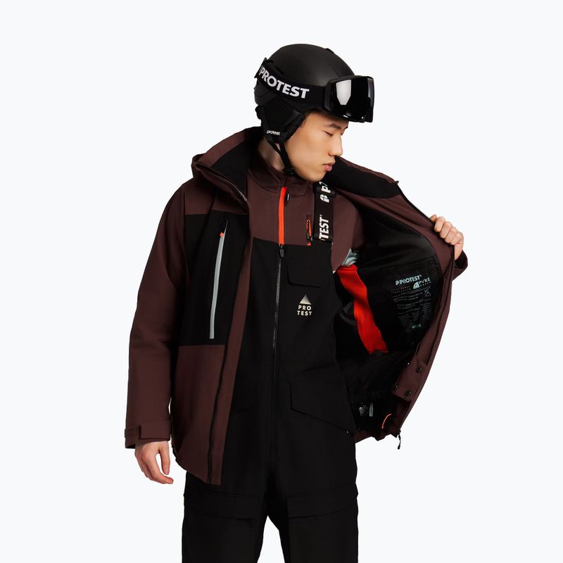 Herren-Snowboardjacke Protest PRTOffset pecanred 7