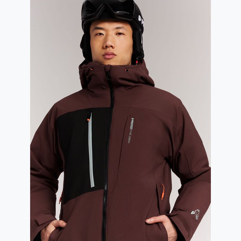 Herren-Snowboardjacke Protest PRTOffset pecanred 8