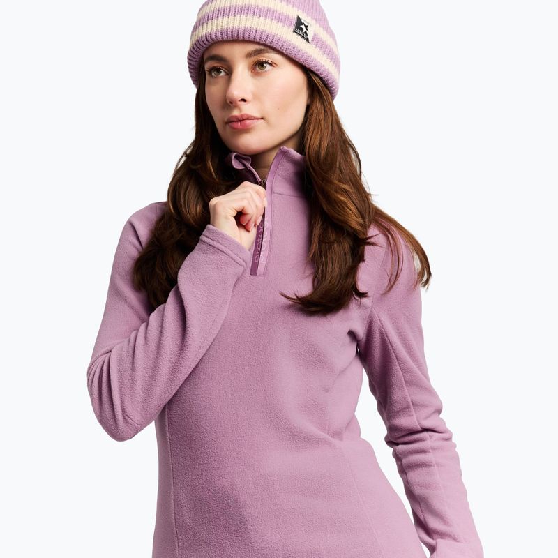Fleecejacke für Damen Protest PRTRemutez 1/4 Zip Active valerianlilac 4