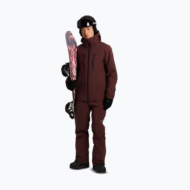 Herren-Snowboardjacke Protest Prttimothy pecanred 4
