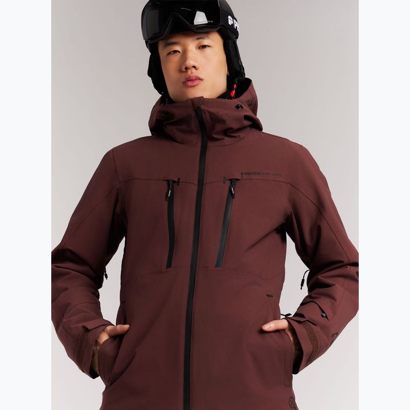 Herren-Snowboardjacke Protest Prttimothy pecanred 6
