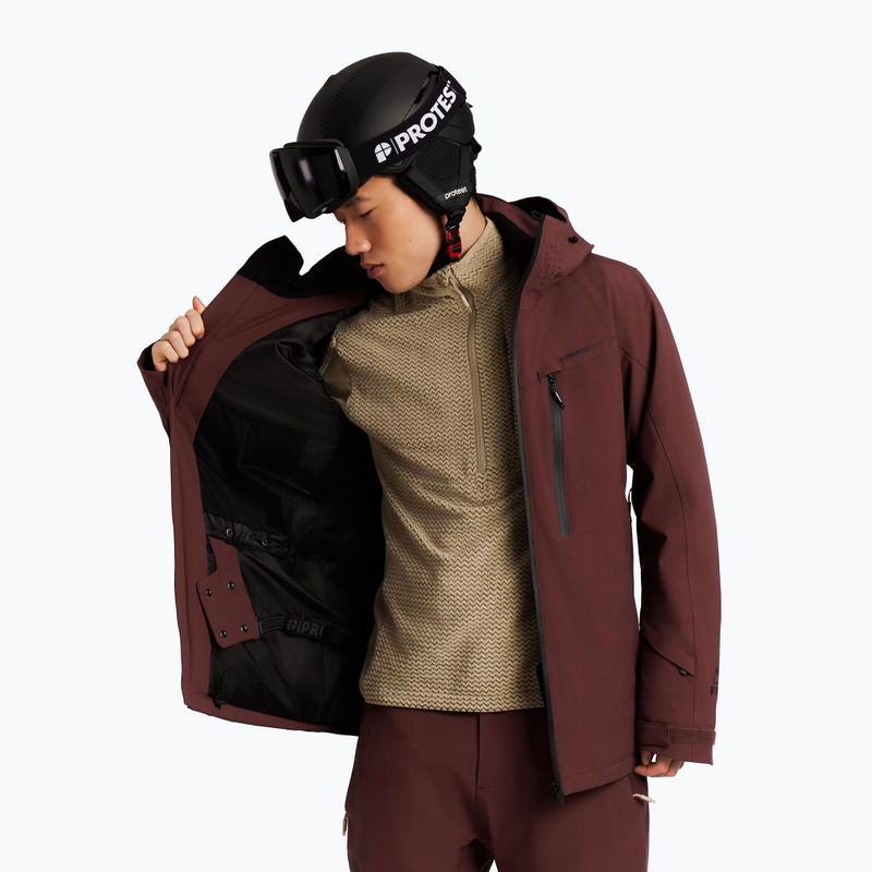 Herren-Snowboardjacke Protest Prttimothy pecanred 8