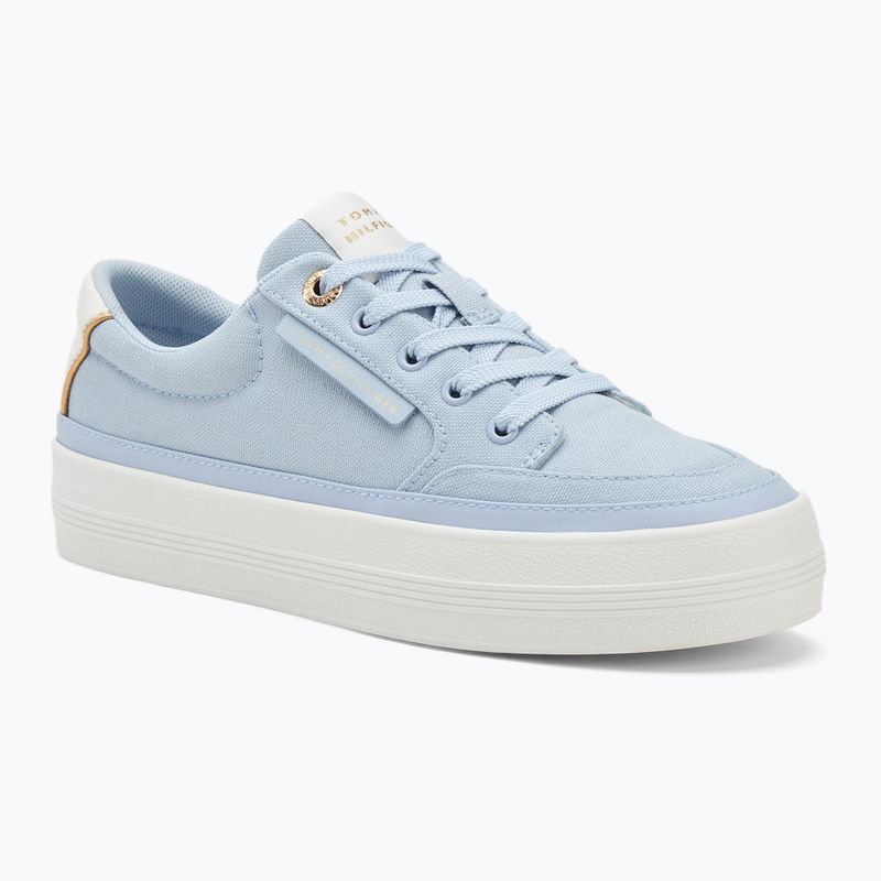 Tommy Hilfiger Essential Vulc Textil Damen Turnschuhe luftig blau