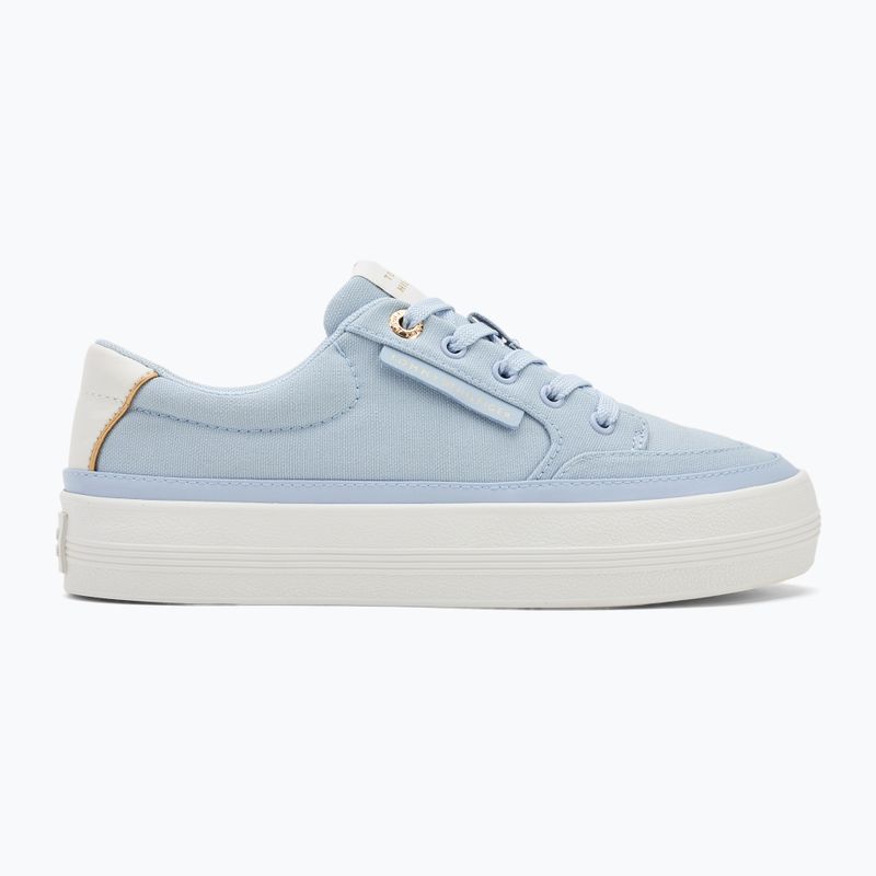 Tommy Hilfiger Essential Vulc Textil Damen Turnschuhe luftig blau 2