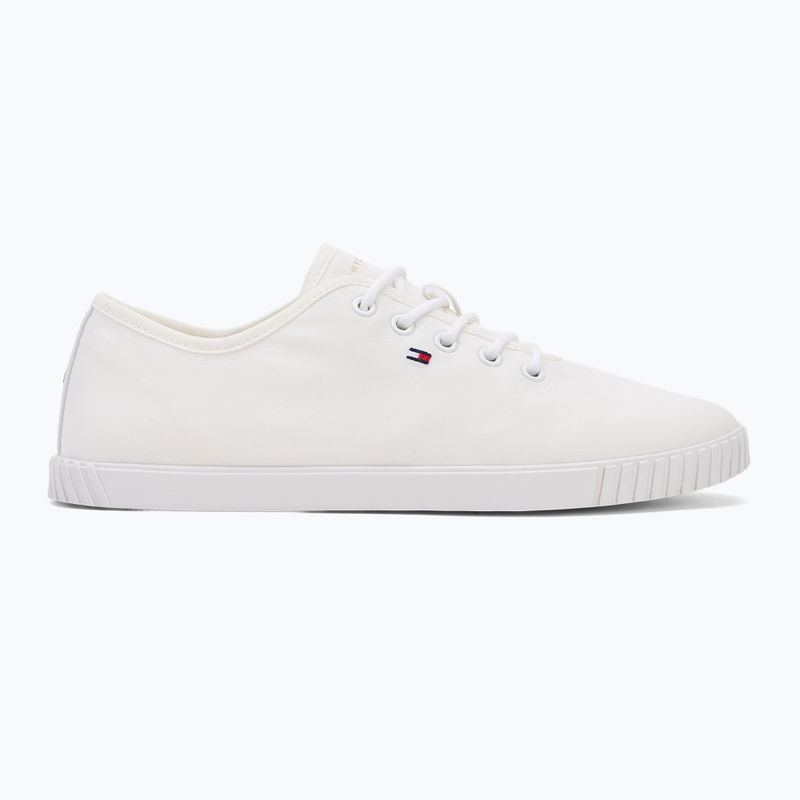 Tommy Hilfiger Damen Turnschuhe Canvas Lace Up weiß 2