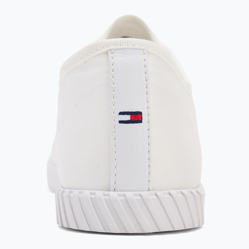 Tommy Hilfiger Damen Turnschuhe Canvas Lace Up weiß 6