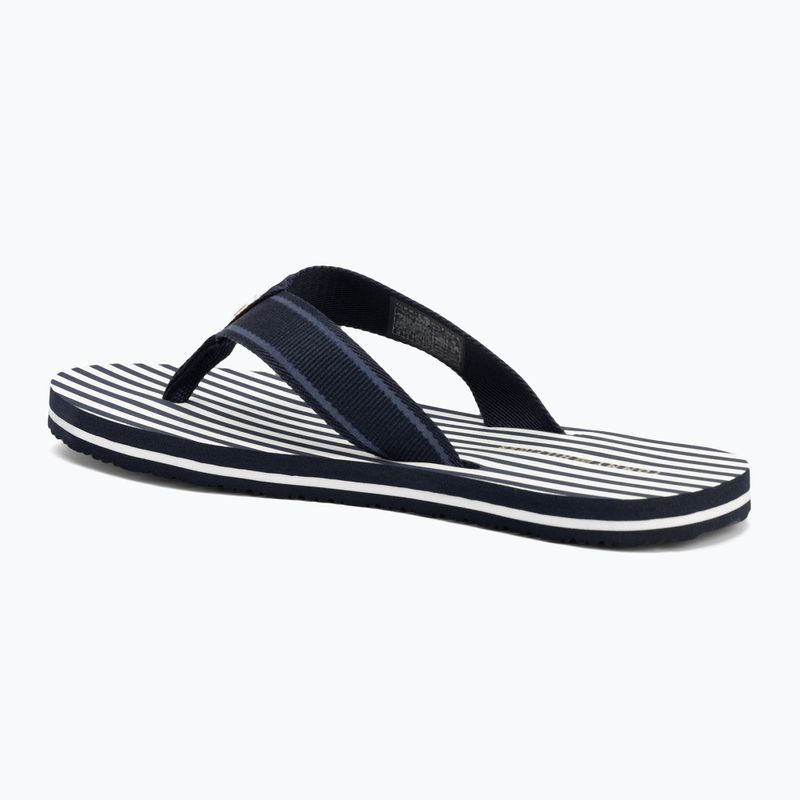 Flip-Flops Damen Tommy Hilfiger Stripes Beach Sandal space blue 3