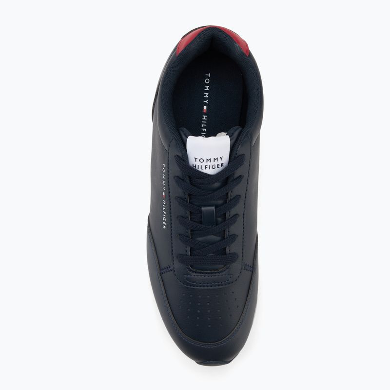 Tommy Hilfiger Lo Runner Pu Mix Wüste Himmel Männer Schuhe 5