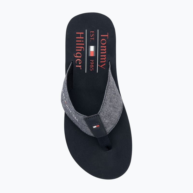 Flip-Flops Herren Tommy Hilfiger Chambray Beach Sandal desert sky 5