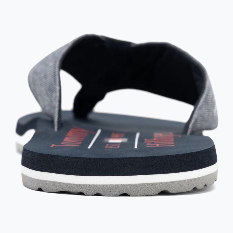 Flip-Flops Herren Tommy Hilfiger Chambray Beach Sandal desert sky 6
