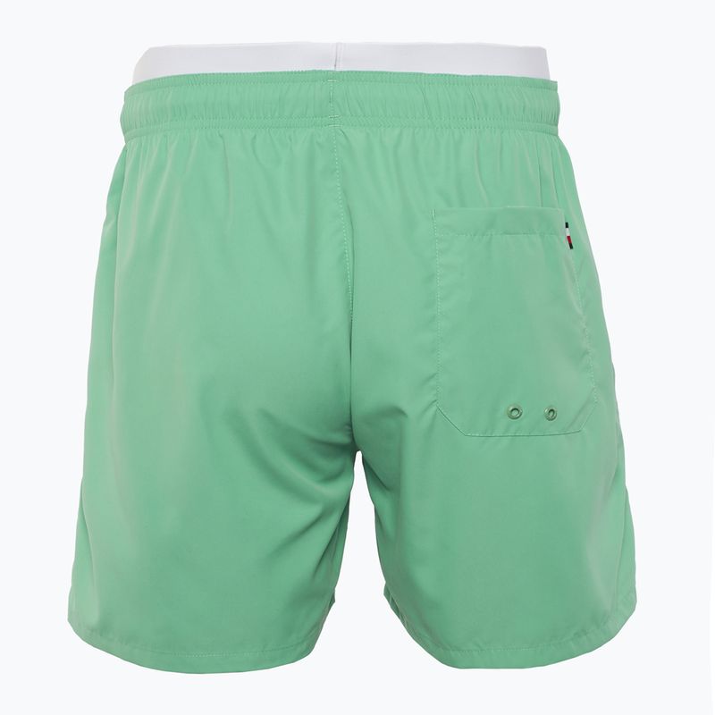Herren Tommy Hilfiger Medium Drawstring Swim Shorts Dw fort grün 2