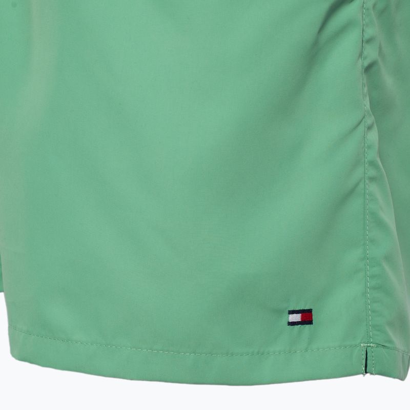 Herren Tommy Hilfiger Medium Drawstring Swim Shorts Dw fort grün 3