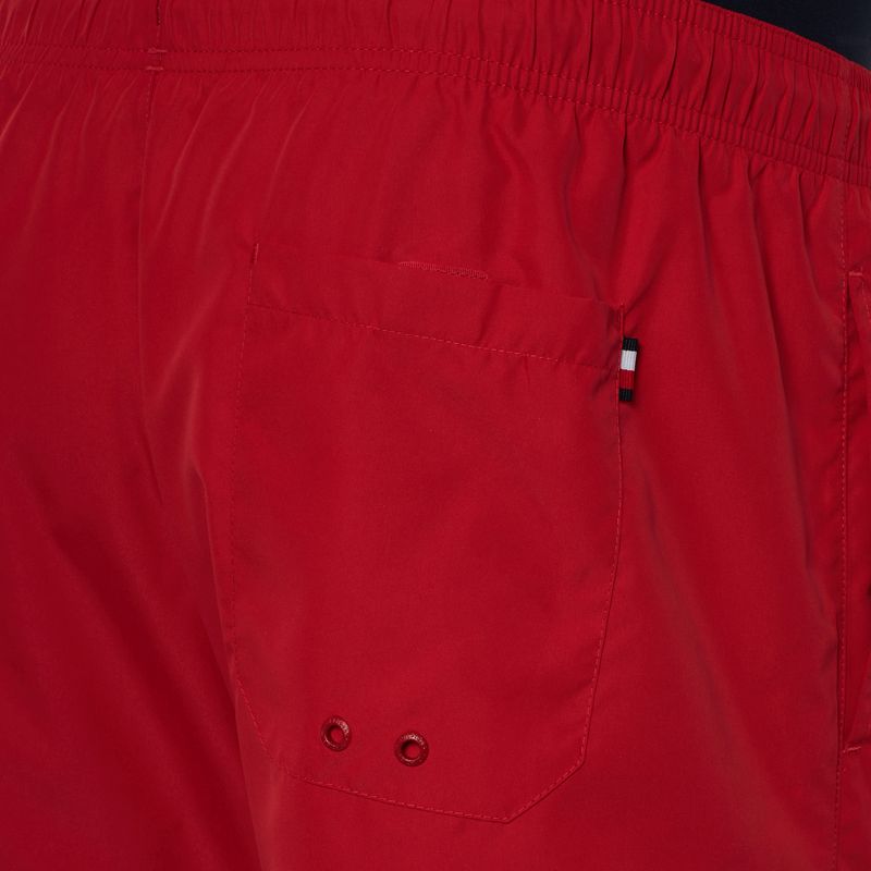 Herren Tommy Hilfiger Medium Drawstring Swim Shorts Dw medium rot 3