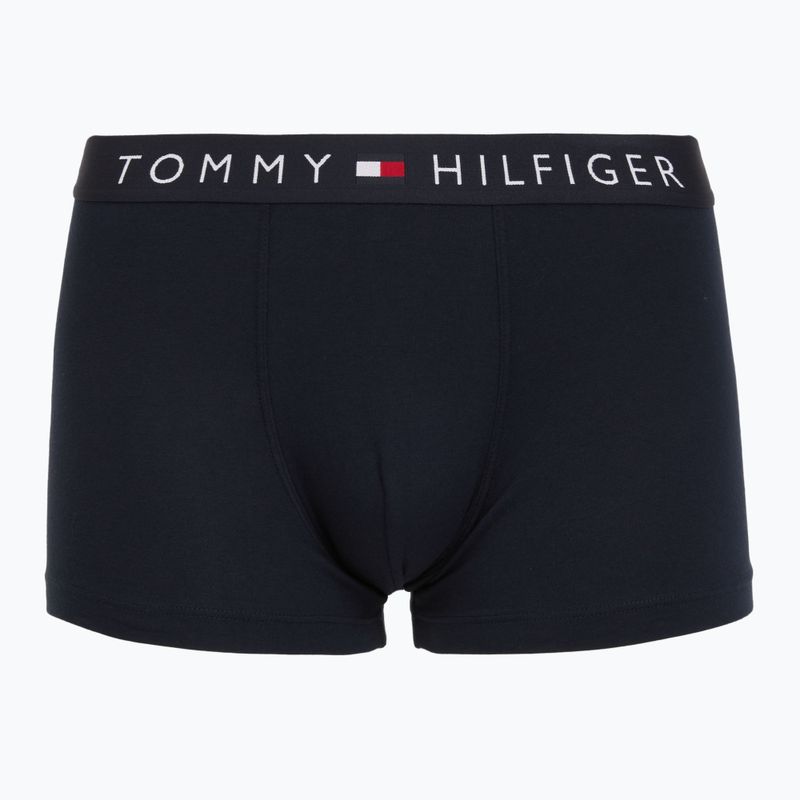 Tommy Hilfiger Herren Boxershorts UM0UM03521 3 Paar Desert Sky/Mid Grey Heather/Rot 4