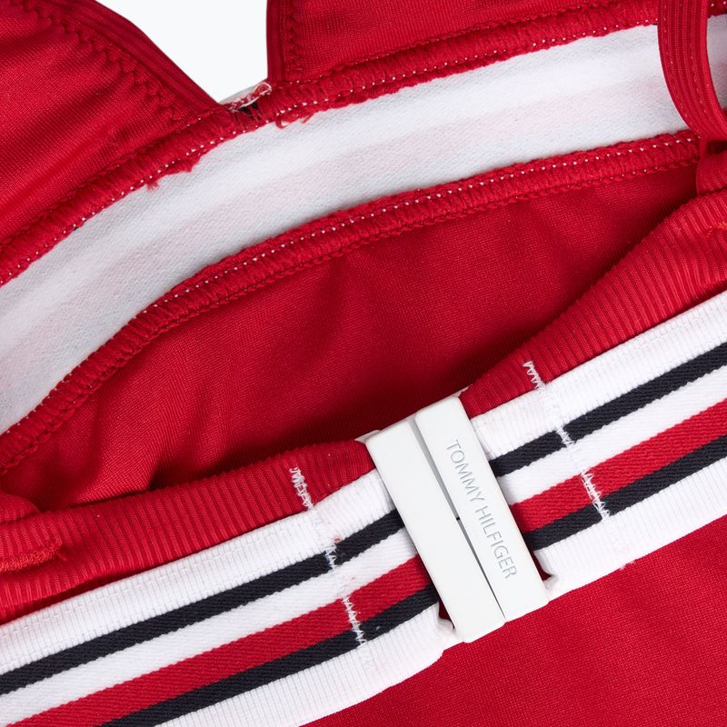 Tommy Hilfiger Frauen ein Stück Badeanzug Triangle One Piece Rp Ext primäre rot 4