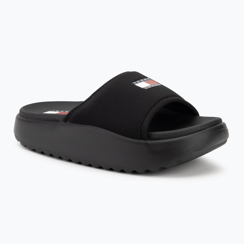 Badeschlappen Schlappen Damen Tommy Jeans Comfy Pool Slide black