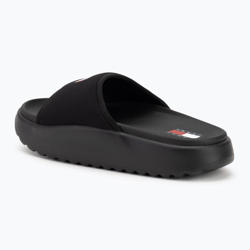 Badeschlappen Schlappen Damen Tommy Jeans Comfy Pool Slide black 3
