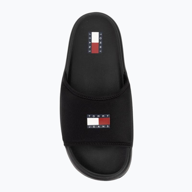 Badeschlappen Schlappen Damen Tommy Jeans Comfy Pool Slide black 5