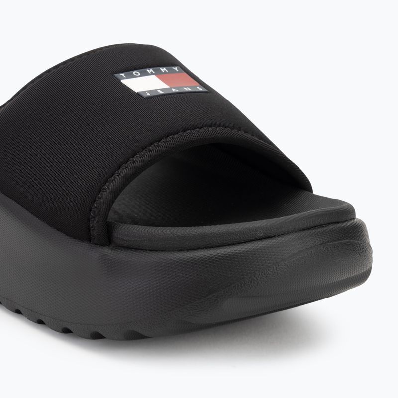 Badeschlappen Schlappen Damen Tommy Jeans Comfy Pool Slide black 7