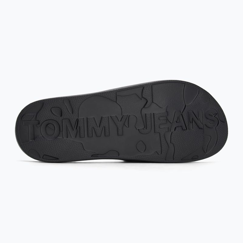 Badeschlappen Schlappen Herren Tommy Jeans Basic Sandal black 4
