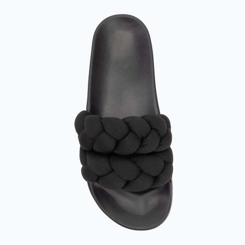 Badeschlappen Schlappen Damen Tommy Jeans Braided Slide frozen black 5