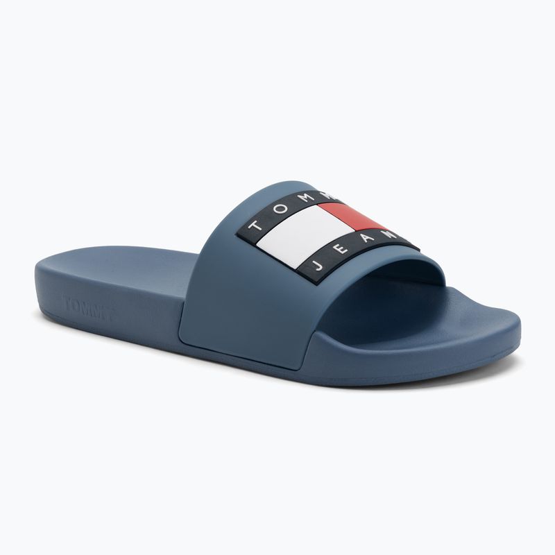 Tommy Jeans Pool Slide Ess DBX blaue Küste Herren-Flip-Flops