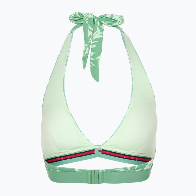 Bikini-Oberteil Tommy Hilfiger Halter Rp Print floral tropic aop fort green 2