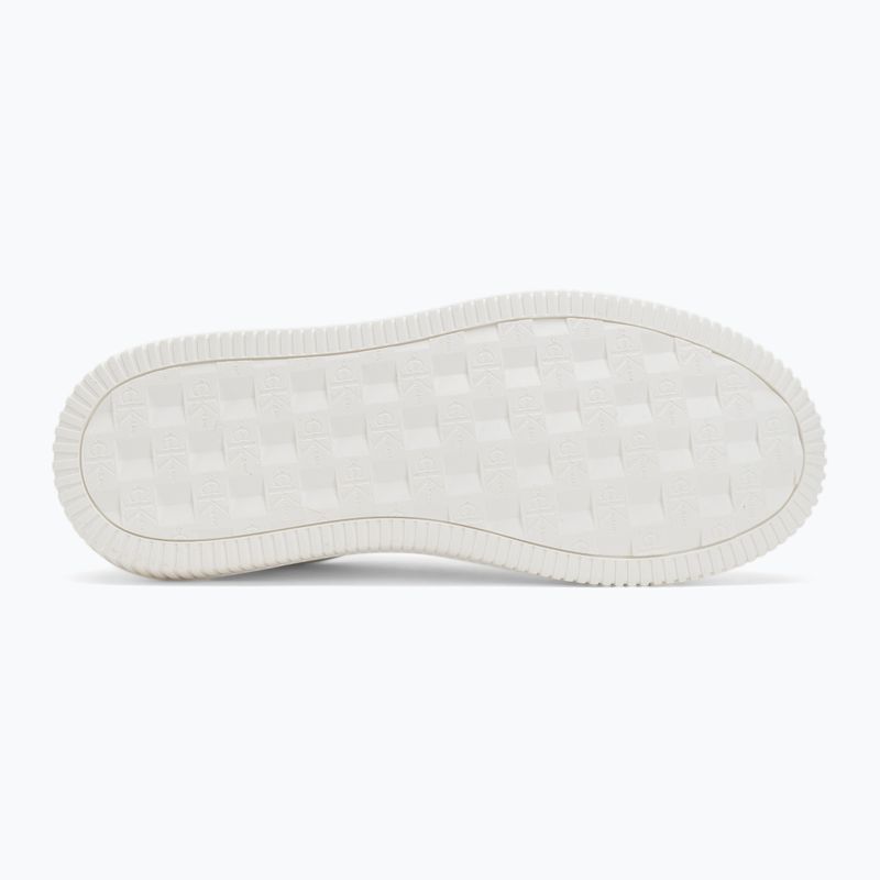 Calvin Klein Herrenschuhe YM0YM00681 Chunky Cupsole Monologo Lth triple bright white/rock ridge 4
