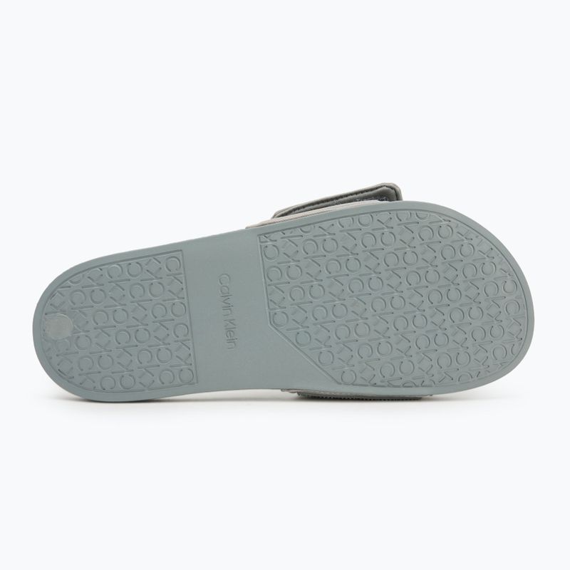 Badeschlappen Schlappen Herren Calvin Klein HM0HM01437 Adj Pool Slide TPU granite road 4