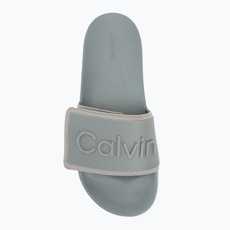 Badeschlappen Schlappen Herren Calvin Klein HM0HM01437 Adj Pool Slide TPU granite road 5