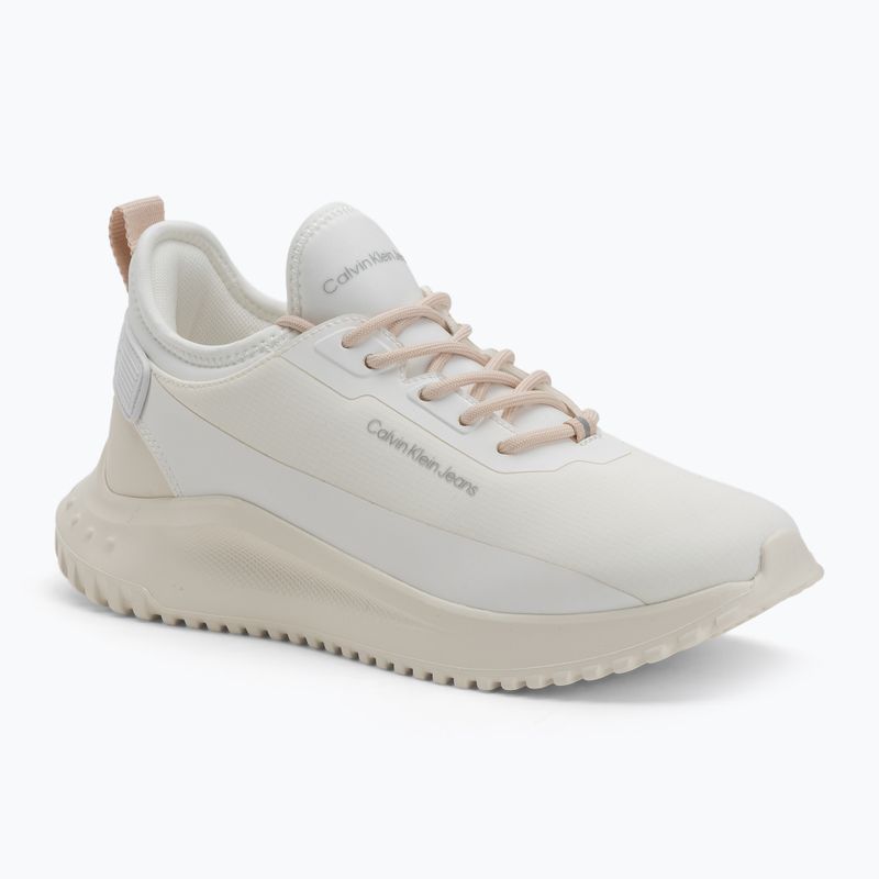Calvin Klein Damenschuhe YW0YW01665 Eva Runner Socke Mix In Hitech hellweiß/cremeweiß/rosa