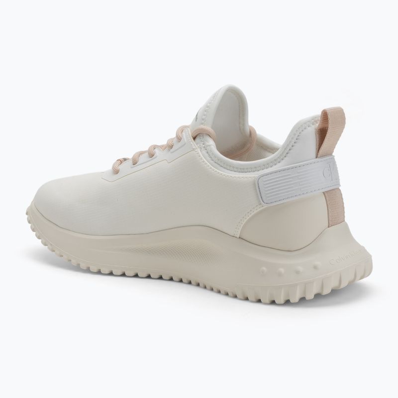 Calvin Klein Damenschuhe YW0YW01665 Eva Runner Socke Mix In Hitech hellweiß/cremeweiß/rosa 3