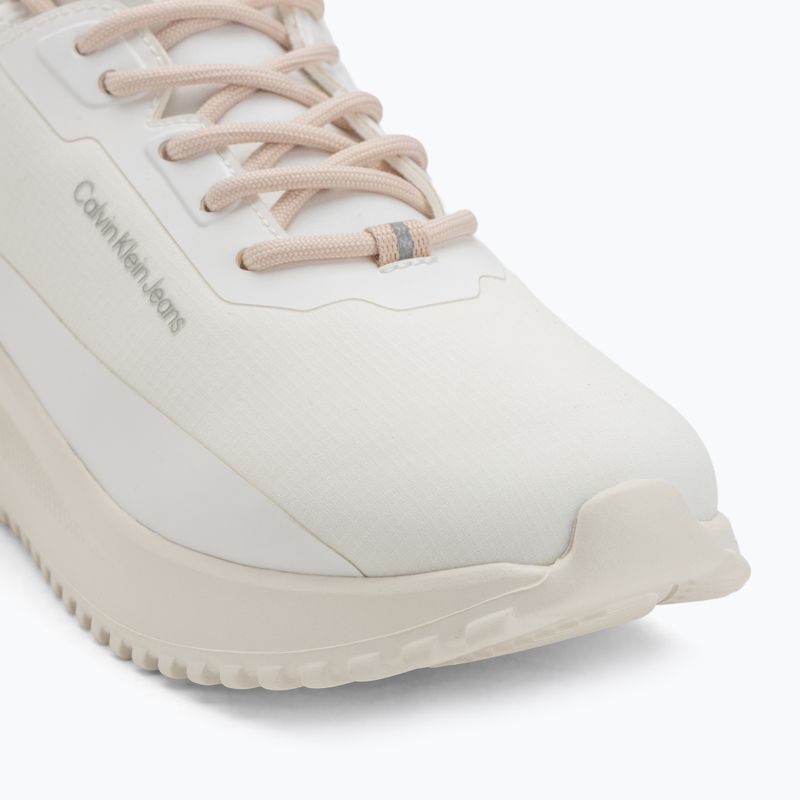 Calvin Klein Damenschuhe YW0YW01665 Eva Runner Socke Mix In Hitech hellweiß/cremeweiß/rosa 7