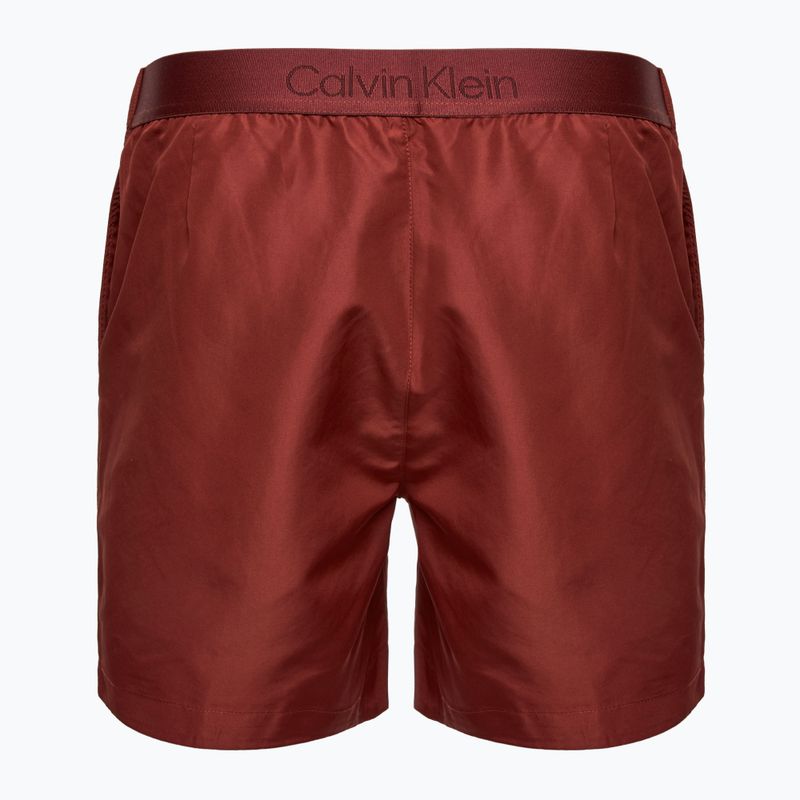 Badeshorts Herren Calvin Klein KM0KM01084 Casual Tailored syrah 2