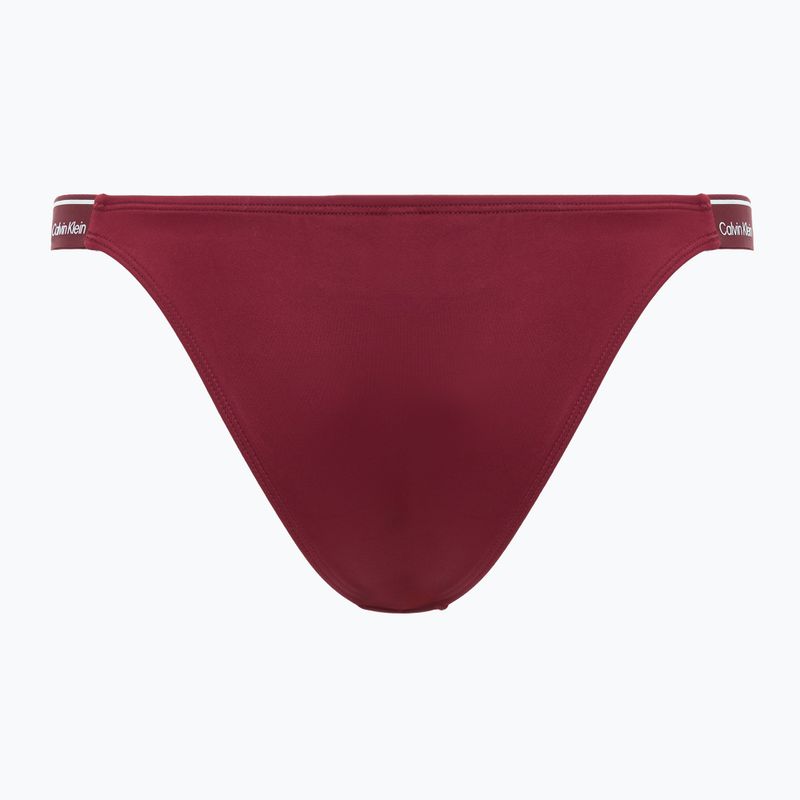 Bikinihose Calvin Klein KW0KW02732 Curved Delta Bikini plum glaze 2