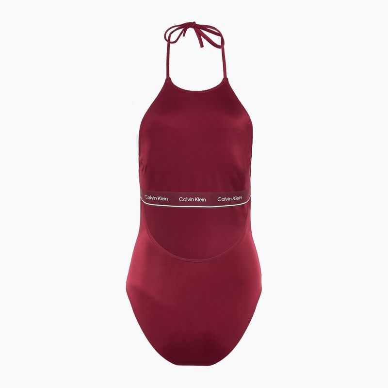 Schwimmanzug  Damen Calvin Klein KW0KW02733 High Neck - RP plum gaze 2
