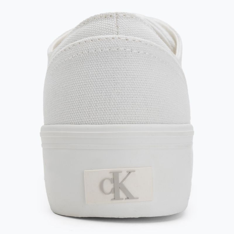 Calvin Klein Damen Turnschuhe YW0YW01763 Vulc Flatform Low Cv MG triple bright white 7
