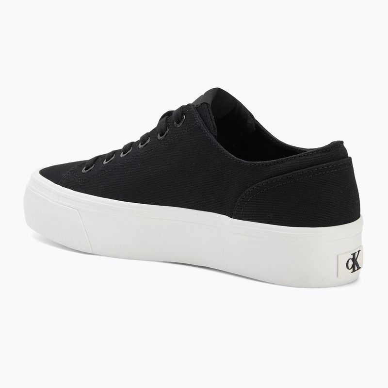 Calvin Klein Damen Turnschuhe YW0YW01763 Vulc Flatform Low Cv MG schwarz/hellweiß 3