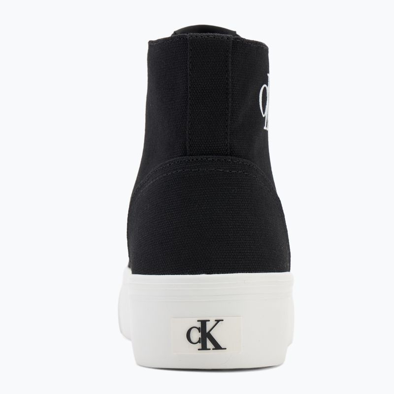Calvin Klein Damen Turnschuhe YW0YW01764 Vulc Flatform Mid Cv Mg schwarz/hellweiß 6