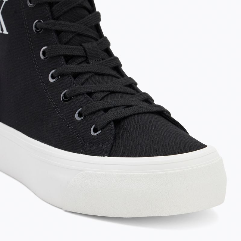 Calvin Klein Damen Turnschuhe YW0YW01764 Vulc Flatform Mid Cv Mg schwarz/hellweiß 7