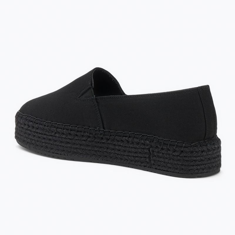 Damen Schuhe Calvin Klein Flatform Espadrille Mg/Hdw dreifach schwarz 3