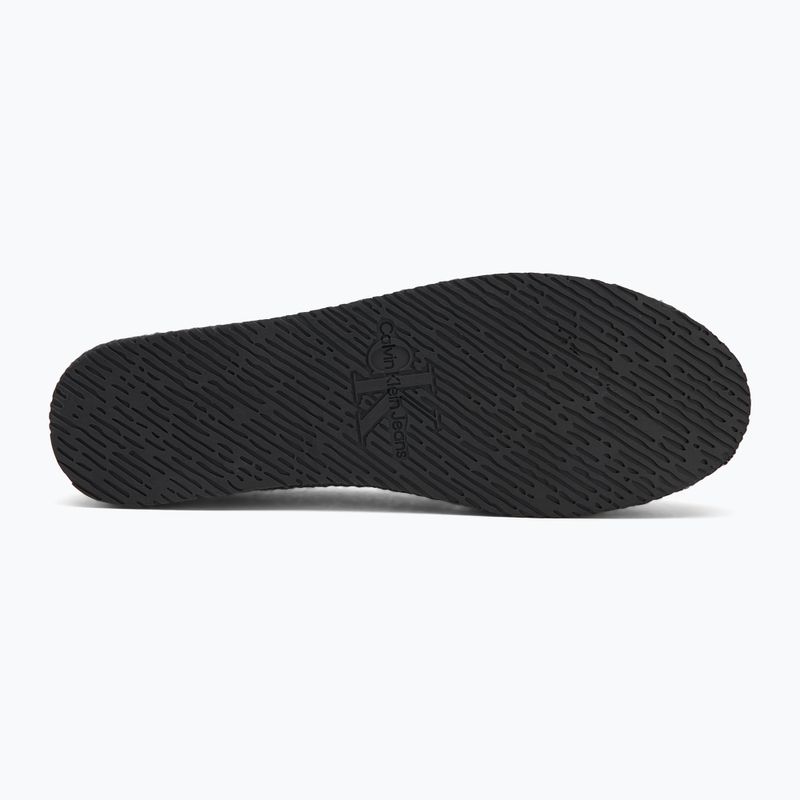 Damen Schuhe Calvin Klein Flatform Espadrille Mg/Hdw dreifach schwarz 4