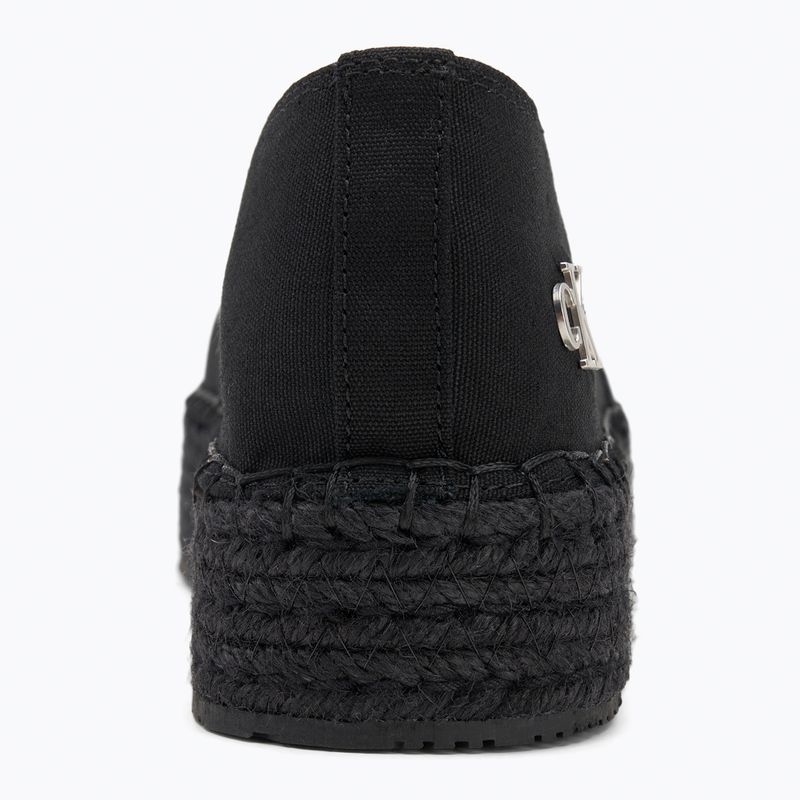 Damen Schuhe Calvin Klein Flatform Espadrille Mg/Hdw dreifach schwarz 6