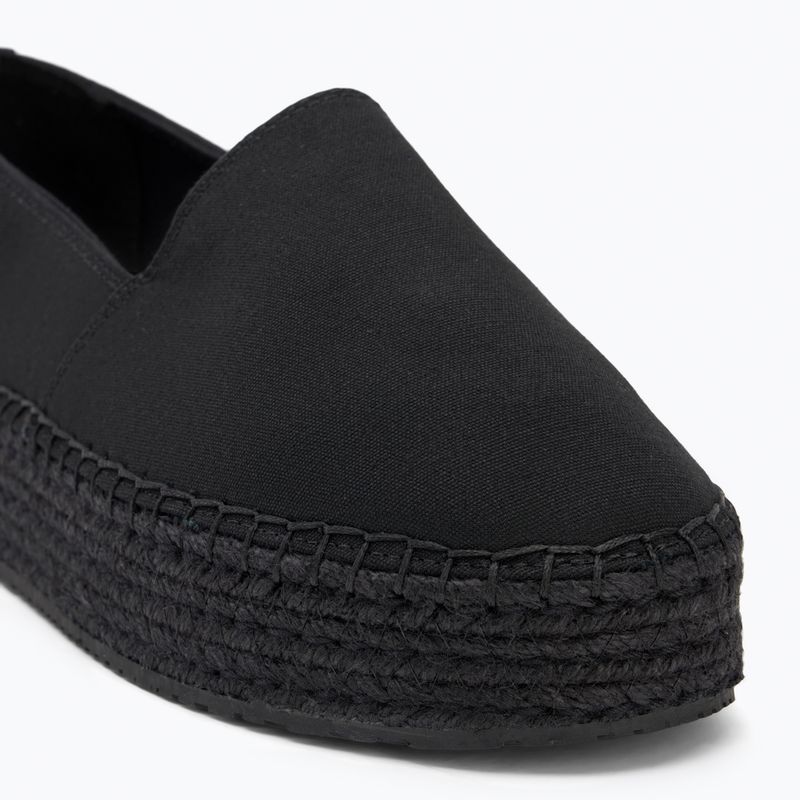 Damen Schuhe Calvin Klein Flatform Espadrille Mg/Hdw dreifach schwarz 7