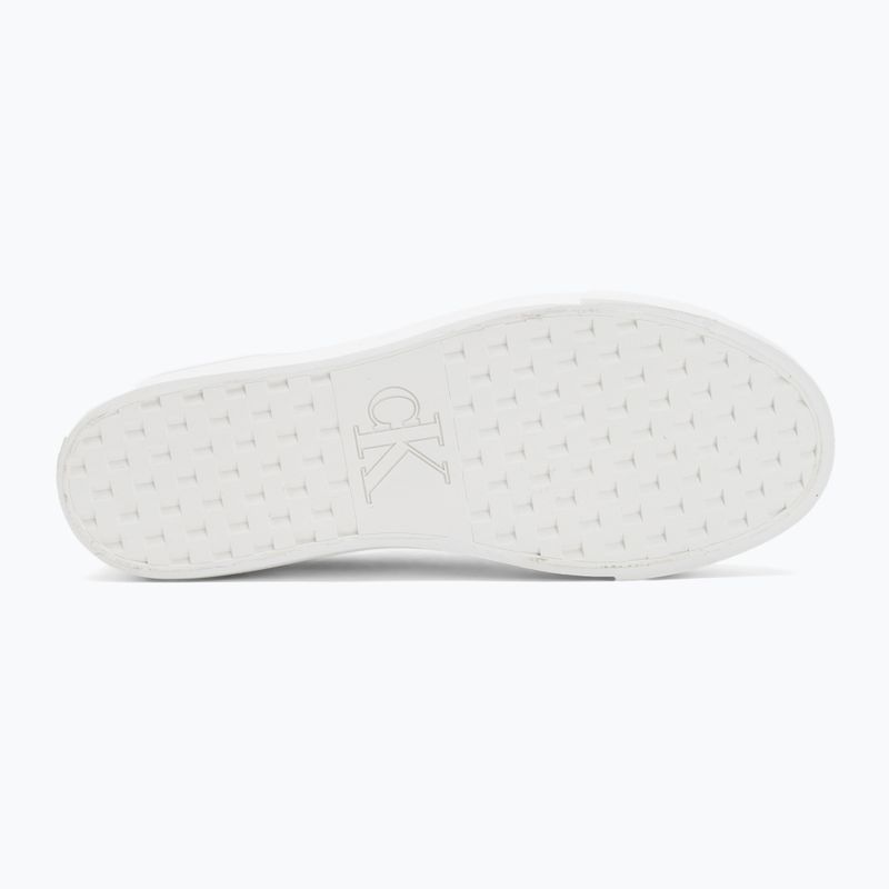 Calvin Klein Damen Turnschuhe YW0YW01763 Vulc Flatform Low Cv MG Eierschale/Sahne weiß 4