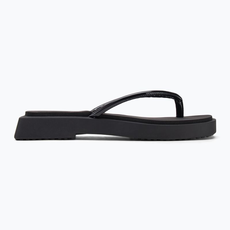 Calvin Klein YW0YW01716 Sq Low Wedge Sandal Stitch dreifach schwarz Flip Flops für Damen 2