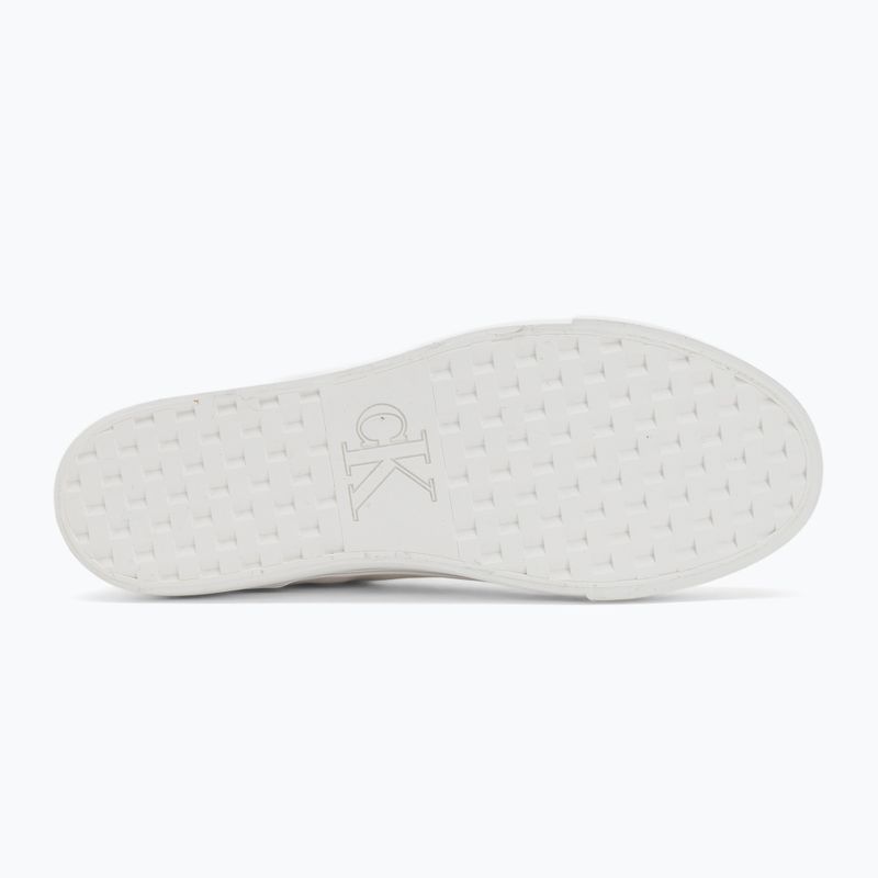 Calvin Klein Damen Turnschuhe YW0YW01764 Vulc Flatform Mid Cv Mg dreifach hellweiß 4